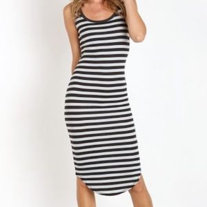 LNA Waffle Tank Dress